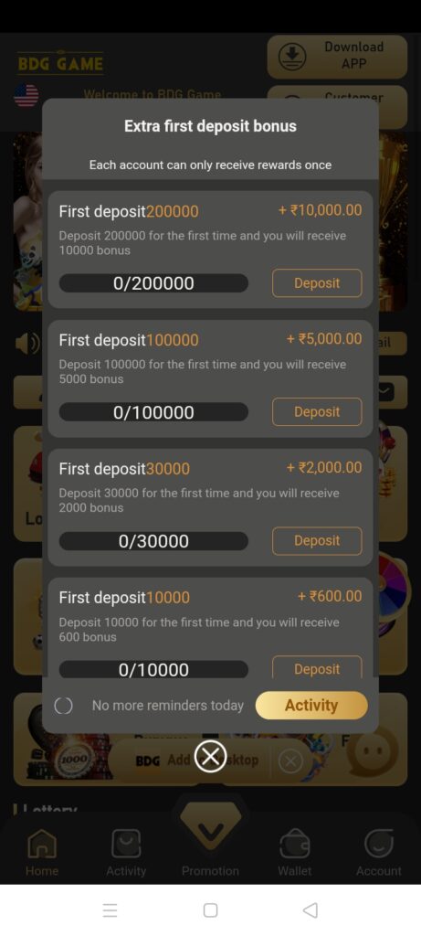 BDG Game Slots APK